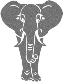 ELEFANT BÜGELBILD