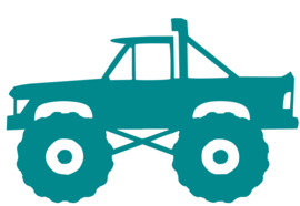 MONSTERTRUCK STRIJKAPPLICATIE