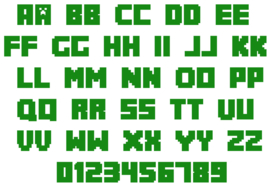 MINECRAFT BUCHSTABEN