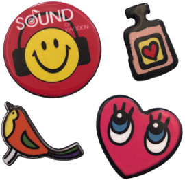 SMILEY HERZ PARFÜM PIN SET