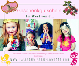 Geschenkgutschein Mädchen