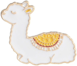 WEIßE ALPACA PIN