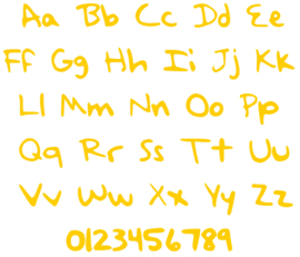 HANDWRITING LETTER STRIJKAPPLICATIE