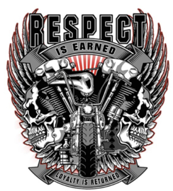 RESPECT IS EARNED IRON ON TRANSFER