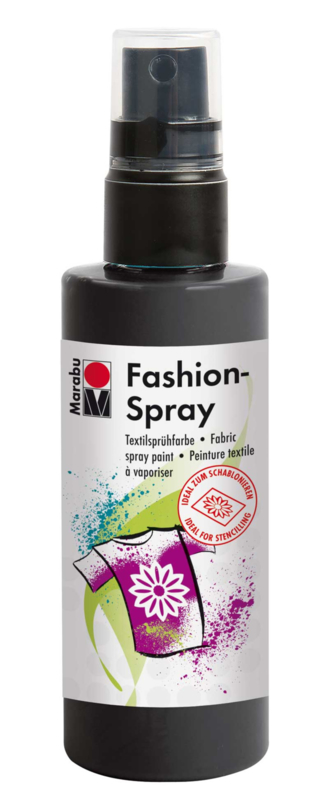 FASHION SPRAY ZWART | Textielverf Design Products
