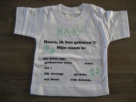 Geboortegegevens Unisex