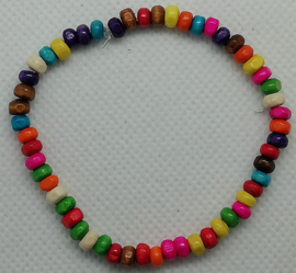 Armbandje Houten Kralen