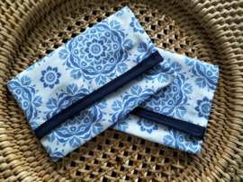 Zakdoekhoesje Delfts Blauwe Figuren