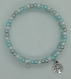 Wikkelarmband Iceblue