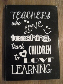 Notitieboekje Teachers who loves