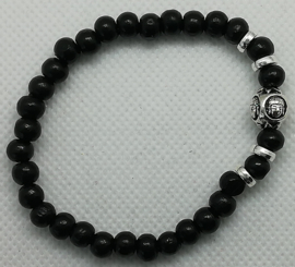 Armband Zwart Buddha Bedel