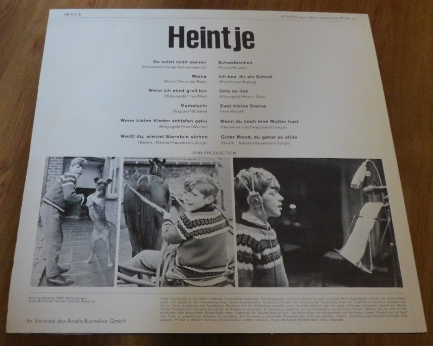 Heintje – Heintje