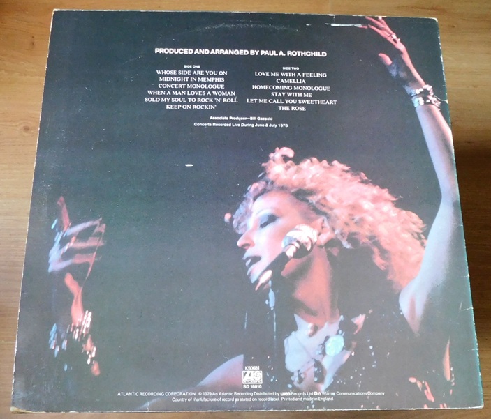 Bette Midler – The Rose - The Original Soundtrack Recording