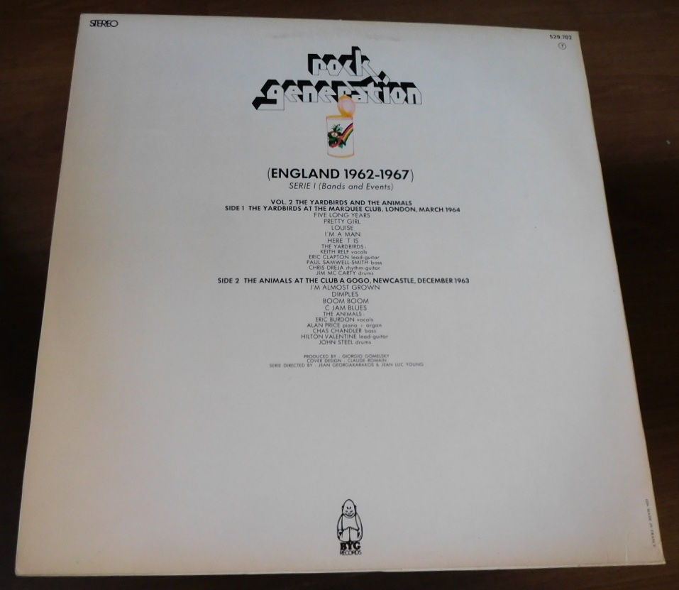 Rock Generation Vol. 2: The Yardbirds And The Animals