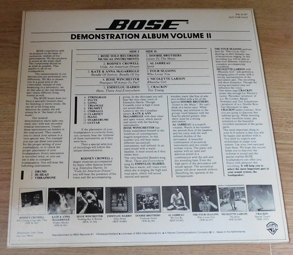 Various – Bose Demonstration Album Volume 2