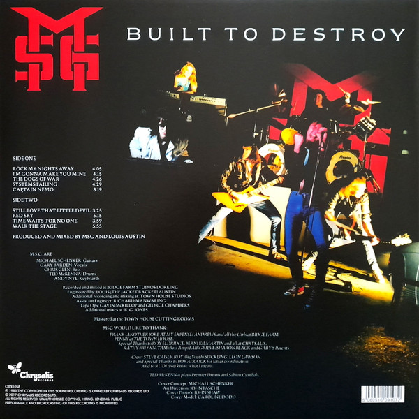 The Michael Schenker Group – Built To Destroy (Picture disc) | LP
