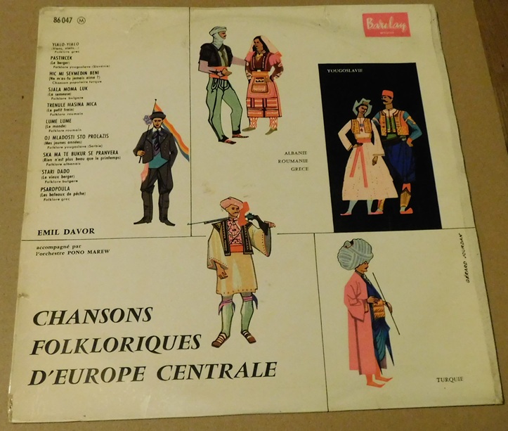 Emil Davor – Chansons Folkloriques D'Europe Centrale