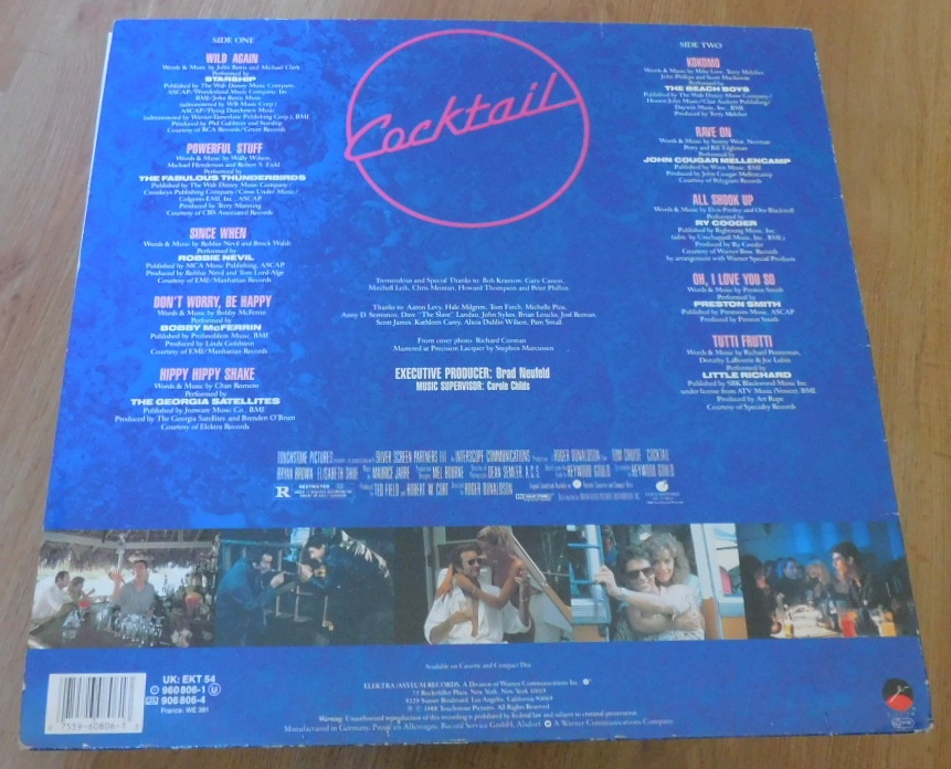 Various – Cocktail (Original Motion Picture Soundtrack