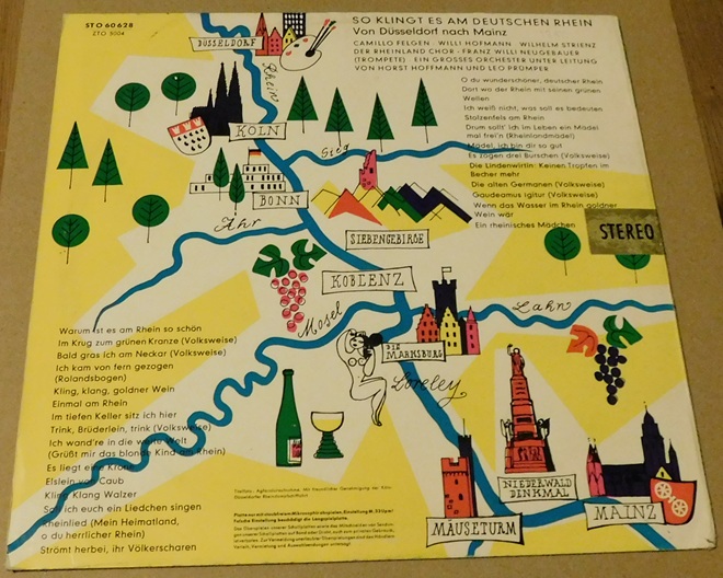Various – So Klingt Es Am Deutschen Rhein (Von Düsseldorf Nach Mainz)