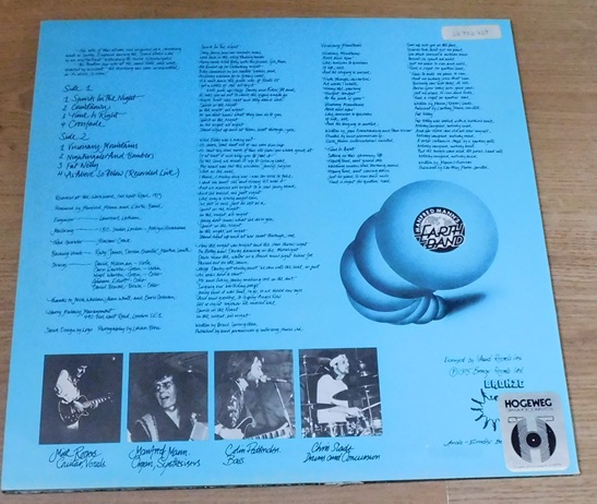 Manfred Mann's Earth Band – Nightingales & Bombers