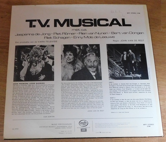 Various – De Jordaan - T.V. Musical