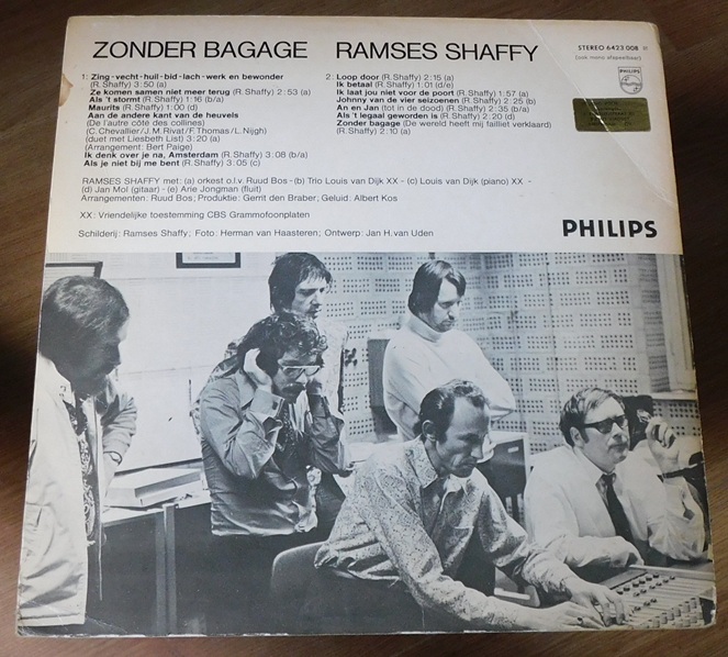 Ramses Shaffy ‎– Zonder Bagage