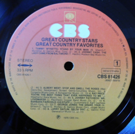 Various – Great Country Stars / Great Country Favorites (4x LP, Box)