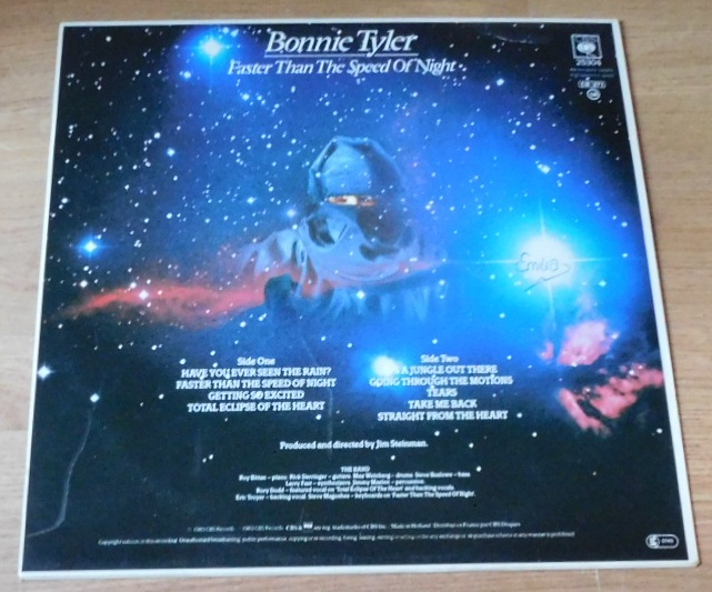 Bonnie Tyler – Faster Than The Speed Of Night