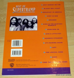 Supertramp, 14 Classic hits arranged for Piano, Vocal, Guitar