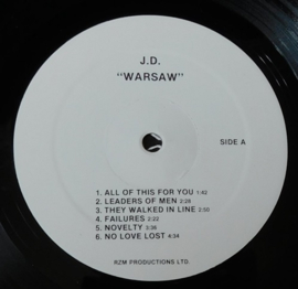 Warsaw (Joy Division) JD Warsaw 1981