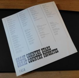 Various – Great Country Stars / Great Country Favorites (4x LP, Box)