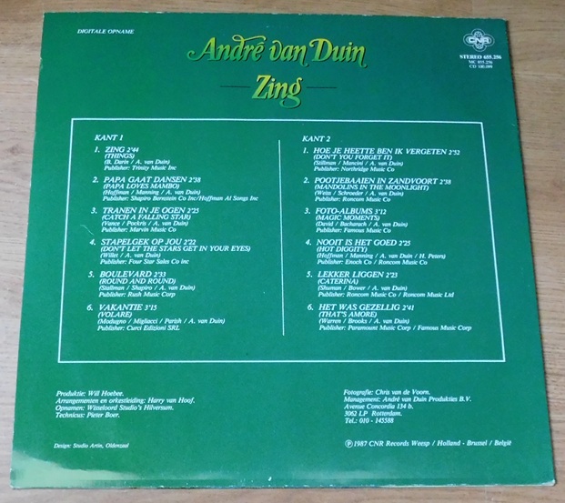 André van Duin – Zing