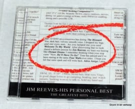 Jim Reeves ‎– His Personal Best