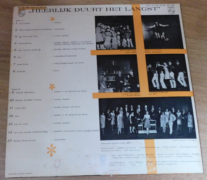 Annie M.G. Schmidt, Harry Bannink, Conny Stuart, Leen Jongewaard, André Van Den Heuvel – Liedjes Uit "Heerlijk Duurt Het Langst"
