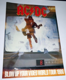 AC/DC Blow Up Your Video 1988 Tour Book