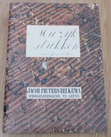 Dansmuziek-manuscript van Jacob Pieters Beukema, schoolonderwijzer te Leens