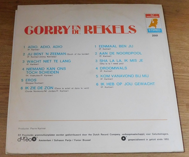 Corry En De Rekels – Corry En De Rekels + Poster