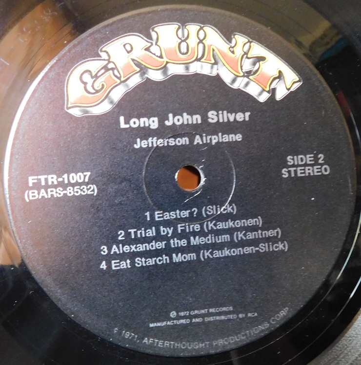 Jefferson Airplane ‎– Long John Silver