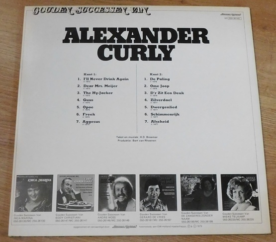 Alexander Curly – Gouden Successen Van