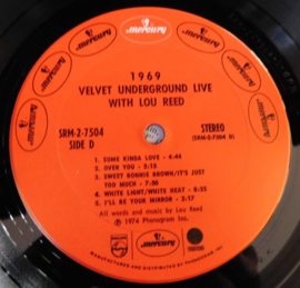 The Velvet Underground – 1969 Velvet Underground Live With Lou Reed