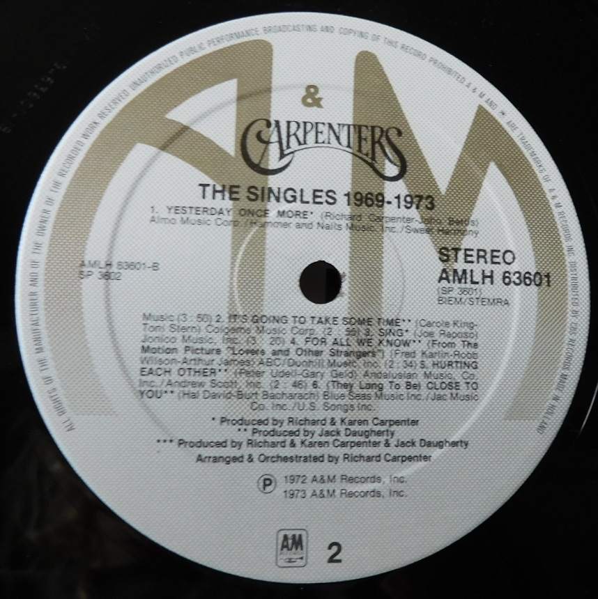 Carpenters – The Singles 1969-1973