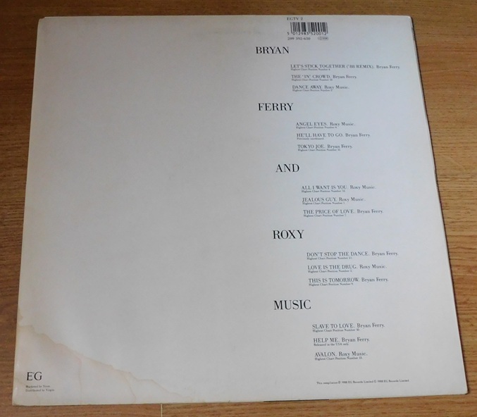 Bryan Ferry / Roxy Music – Bryan Ferry - The Ultimate Collection With Roxy Music