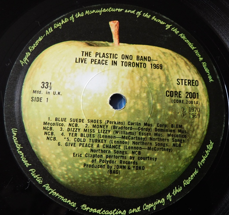 The Plastic Ono Band – Live Peace In Toronto 1969