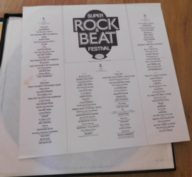 Various ‎– Super Rock & Beat Festival (Box met 7 LPs + original sheet)