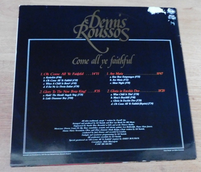 Demis Roussos – Come All Ye Faithful