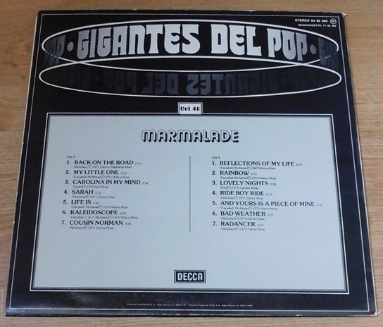 Marmalade – Gigantes Del Pop