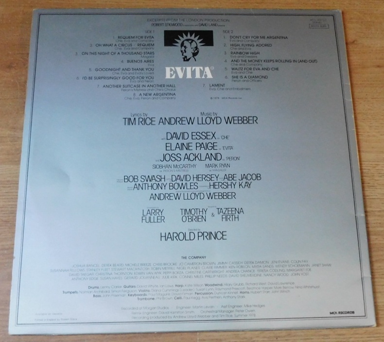 Tim Rice, Andrew Lloyd Webber – Evita