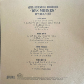 Kiss – Off The Soundboard: Live in Des Moines | 2x LP