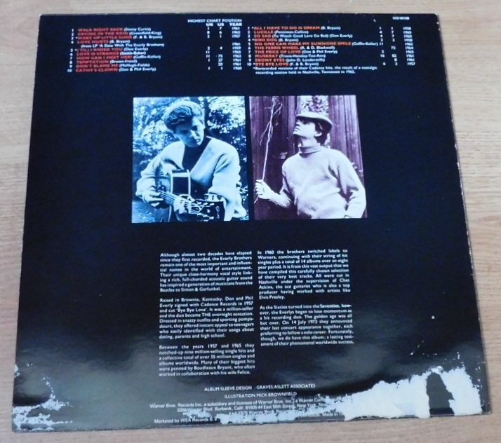 The Everly Brothers – Walk Right Back With The Everlys - 20 Golden Hits