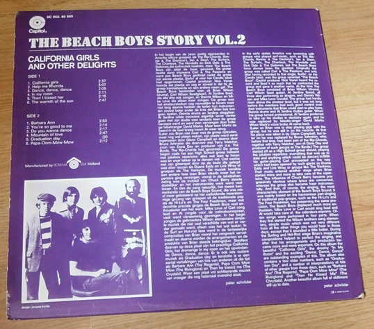 The Beach Boys – The Beach Boys Story Vol.2 - California Girls And Other Delights